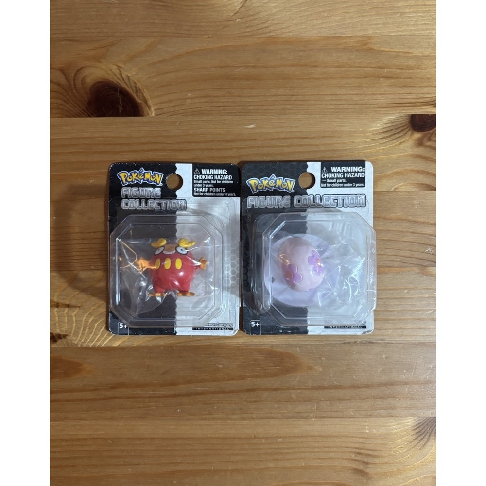 Vintage Pokemon Figure Collection Darumaka & Munna Lot Of 2 New Sealed
